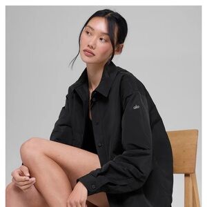 NWT ALO Socialite Shacket in Black Size XS